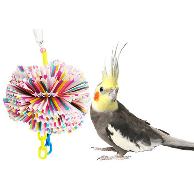 Bonka Bird Toys 1791 Large Paper Puff Bird Toy.
