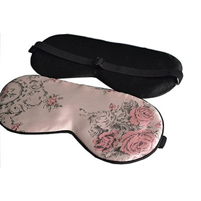 Maxfeel 100% Pure Silk Eye Mask Sleep Eye Mask Eye Cover Eyeshade Sleeping Eye Mask Printed Colors