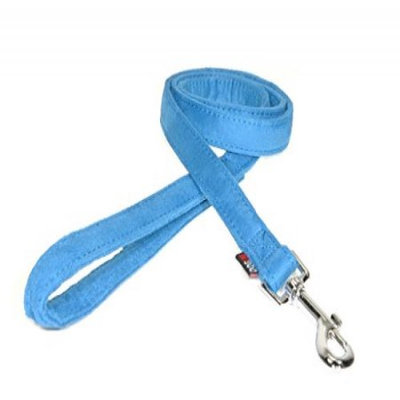 Dogline Comfort Microfiber Soft Padded Pet Puppy Dog Leash Nylon Reinforecement (4 sizes and 8 colos available)