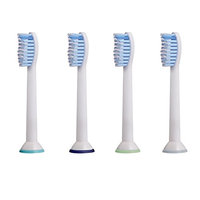 8PCS=2PACKS Electric Toothbrush Heads Replacement for Philips Sonicare Sensitive HX6054/P-HX-6054/HX-6054 Tooth Brushes Care Oral Hygiene
