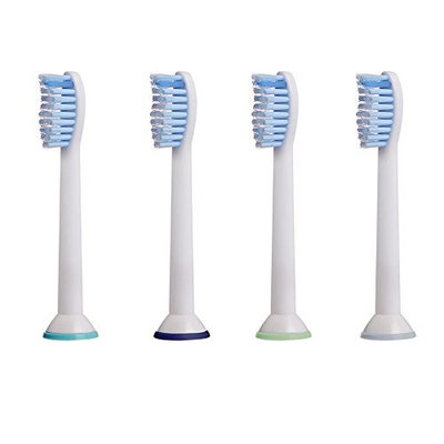 8PCS=2PACKS Electric Toothbrush Heads Replacement for Philips Sonicare Sensitive HX6054/P-HX-6054/HX-6054 Tooth Brushes Care Oral Hygiene