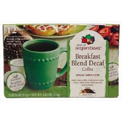 Taste Of Inspirations Breakfast Blend Decaf Single Serve Cup