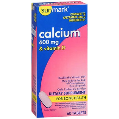 Sunmark Calcium with Vitamin D Supplement