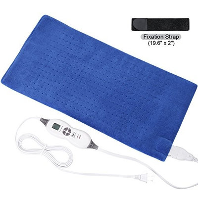 TechLove Electric Heating Pad with Auto Shut Off Electric Moist Heated Therapy for Neck Shoulder and Back Pain Relief Extra Large 12