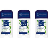 Kiss My Face Signature Bundles - Active Life Aluminum Free Deodorant, Cucumber Green Tea, 7.44 oz, 3 count