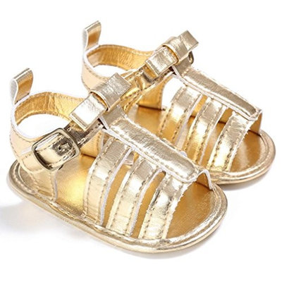 Tonsee Baby Toddler Girls Cute Crib Shoes T-tied Soft Prewalker Soft Sole Anti-Slip Vel