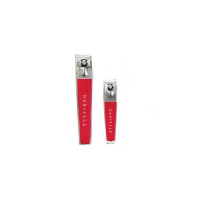 Danielle Classic Collection Duo Nail Clipper Set, Red, 2 Ct