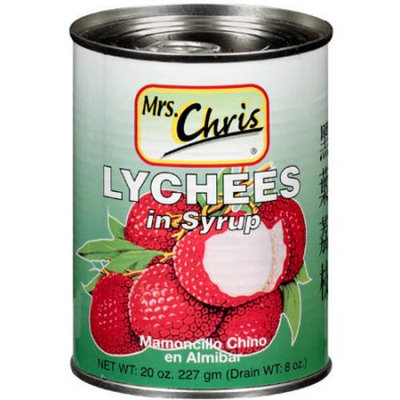 Mrs Chris Mrs. Chris Lychees In Syrup, 20 oz