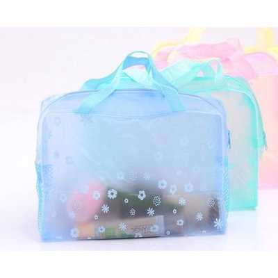 Jdbuy Multipurpose Floral Crystal Comestic Makeup Beauty Storage Travelling Bath Bag
