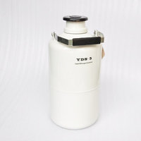 Wotefusi Industrial New 3.15 L Aluminum Alloy Cryogenic Container Liquid Nitrogen Tank Case with Straps Portable Normal Holding Time 30 Days