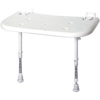 ARC DS4570-GR Deluxe Extra Wide Seat without Pad, Back, and Arms, White