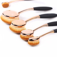 Makeup Brushes Set 5pcs Professional Oval Toothbrush Foundation Contour Powder Blush Concealer Eyeliner Blending Brush Cosmetic Make UP Brushes...
