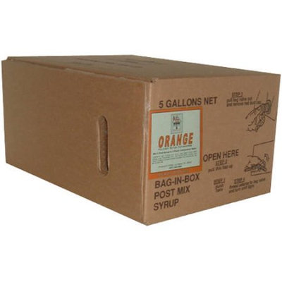 Willtec Orange Soda Syrup Concentrate, 5 gal