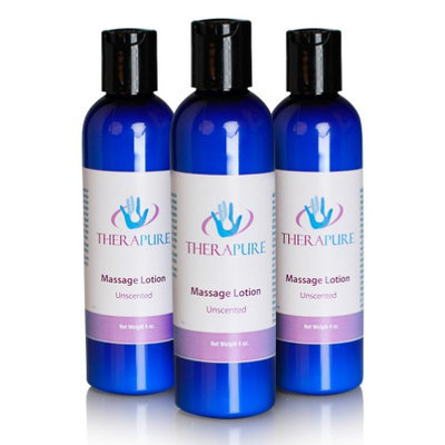 Therapure Health Essentials TheraPure Certified Organic Essential Massage Lotion, 4oz, Scented
