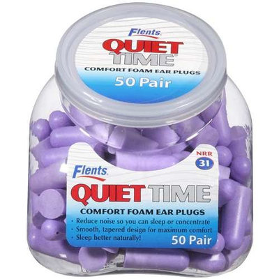 Flents Quiet Time Soft Comfort Foam Ear Plugs - 50 Pair