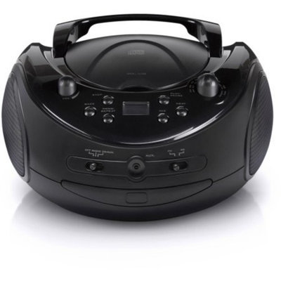 ONN Portable CD Boombox with AM/FM Radio