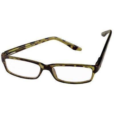 Select-A-Vision Milano Reader, Classic Reading Glasses, Tortoise Green, 2.00