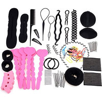 Le Fu Li Hair Design Styling Accessory Maker Pads Hairpins Clip Donut Tool Kit