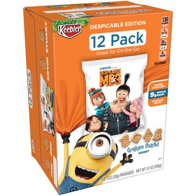 Kellogg Sale Company Keebler Despicable Me Edition Honey Graham Snacks 12 ct Caddies (Pack Of 4)