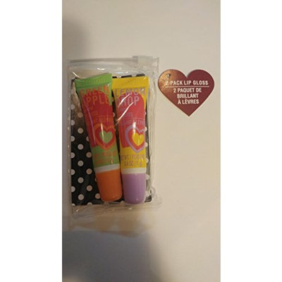 2 Pack Lip Gloss. Green Apple & Lemon Drop