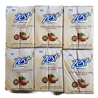 Zest Cocoa Butter & Shea - 3.2oz - 12 pack