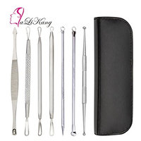 7 Pcs Pimple Blemish Comedone Acne Extractor Remover Tool Set