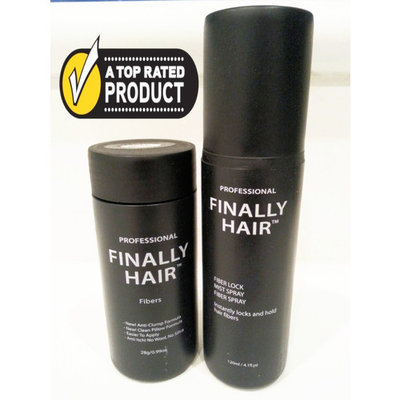 Hair Loss Concealer Kit - 28g Hair Fibers & Fiber Lock Spray