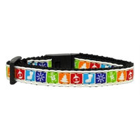 Mirage Pet Products 2505 CT Classic Christmas Nylon and Ribbon Collars. Cat Safety