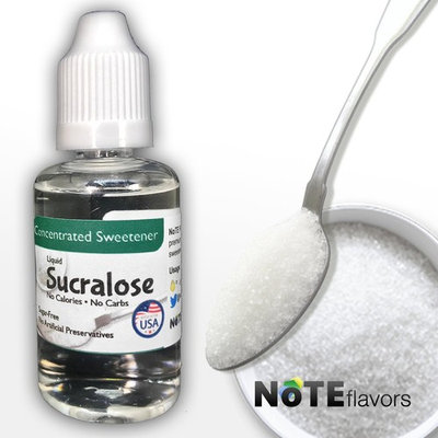 Concentrated Liquid Sucralose (30mL/1oz) Premium Liquid Sweetener - 600 Servings
