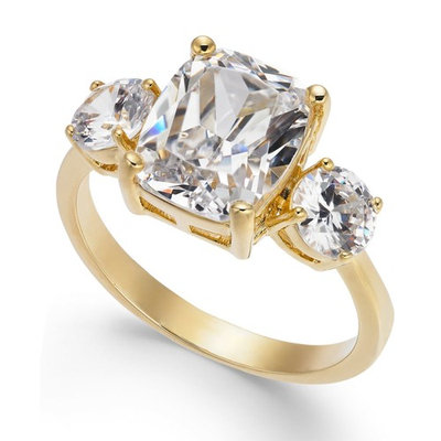Gold-Tone Crystal Statement Ring, Created for Macy's