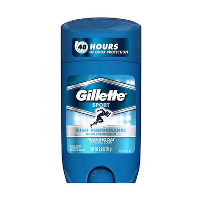 Gillette Sport Invisible Solid Anti-Perspirant & Deodorant Training Day 2.6 oz.(pack of 2)