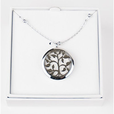 Aromatherapy - Tree of Life Essential Oil Diffuser Necklace