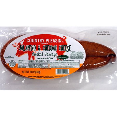 Country Pleasin' Jalapeno & Cheese Smoked Sausage