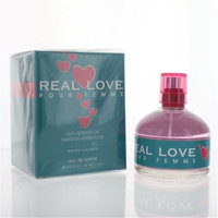 Eurolux ZZWEFREALLOVE34EDTSP Real Love Pour Femme By Eau De Toilette Spray New in Box 3.4 oz.