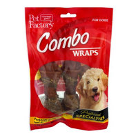 Pet Factory Combo Wraps Porkhide Bones Wrapped w/ Duck Jerky, 4-5in 3ct
