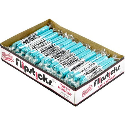 Flipsticks Blue Raspberry Taffy Nougat, 48 count, 14.5 oz