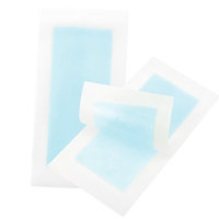 kesoto 10 Sheets Body Hair Removal Cold Wax Strips Paper Blue