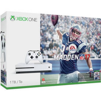 Refurbished Microsoft 234-00025 Xbox One S Madden NFL 17 1TB Bundle