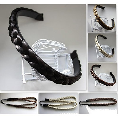 PRETTYSHOP Headband Plaited Braid Hair Band Hair Piece Different Colors