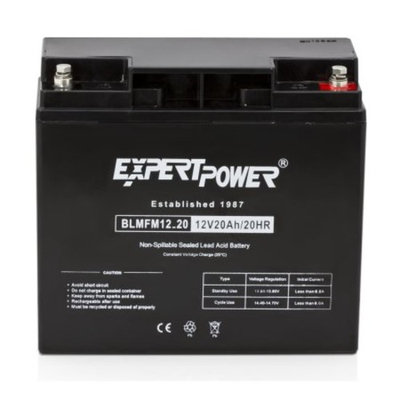 ExpertPower EXP12200 12 Volt 20 Ah Rechargeable Battery With Threaded Terminals