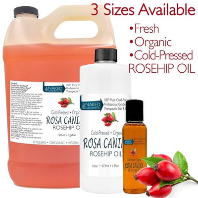 ROSA CANINA - Organic Rosehip Oil for Face, Nails, Hair and Skin - Cold Pressed Rose Hip Oil