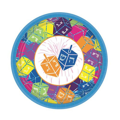 Hanna K Signature Hanna K. Signature 97674 7 in. Dreidel Plate - 1440 Per Case