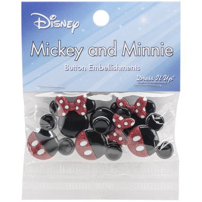Jesse James Dress It Up Licensed Embellishments-Disney Mickey & Minnie