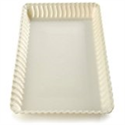 Fineline Settings 294-BK Flairware 9 in. x 13 in. Black Serving Tray - Bulk