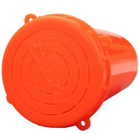 Scotty Crab Diner Bait Jar with Lid 1 Liter, Red