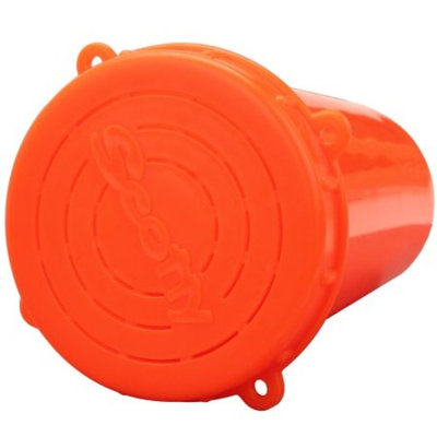 Scotty Crab Diner Bait Jar with Lid 1 Liter, Red