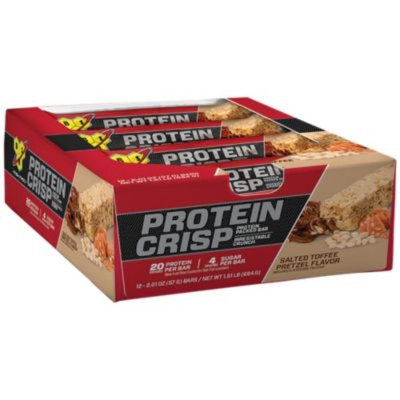 BSN Protein Crisp - SALTED TOFFEE PRETZEL (12 Bars) by BSN at the Vitamin Shoppe