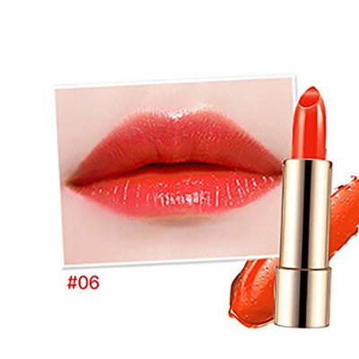 Hot Sales! DEESEE(TM) 6 Color Moisturizing Smooth Gradient Velvet MatteLong Lasting Non-stick Waterproof Flaming Lip Lipstick