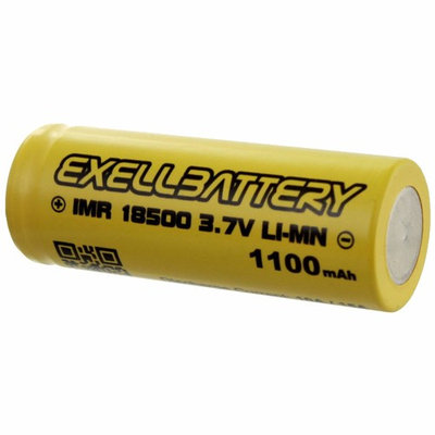 3x IMR 18500 3.7V Li-Ion (LiMN) 1100mAh 15A Rechargeable Battery Mod Vape Ecig