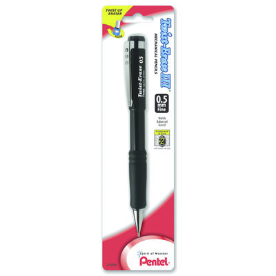 Pentel Of America, Ltd. Pentel Of America QE515BPM Twist-Erase III Mechanical Pencil .5mm Asst